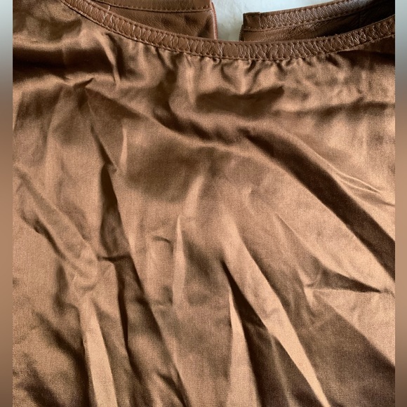 Escada Soft Luxurious Leather Weave Blouse - Picture 14 of 15